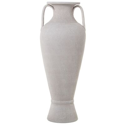 KERAMIKVASE MIT GRIFFEN 80CM SANDWEISS _°30X80CM ST60863