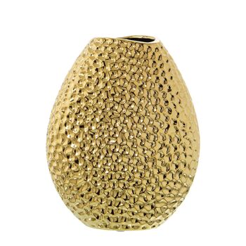 VASE CÉRAMIQUE DORÉ 18X10X25CM ST52553 1