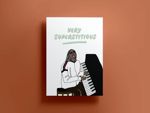 Very Superstitious Print (A4)