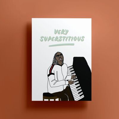 Very Superstitious Print (A4)