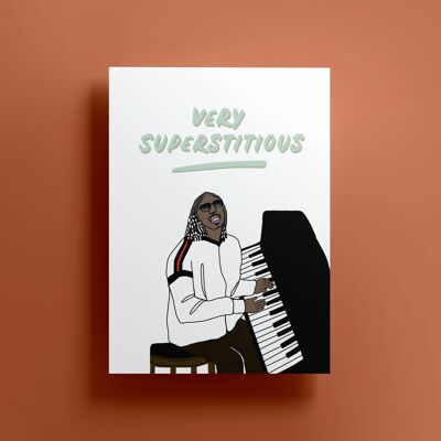 Very Superstitious Print (A3)