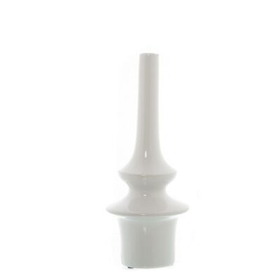 WEISSE KERAMIKVASE 43CM °17,5X43CM ST52491