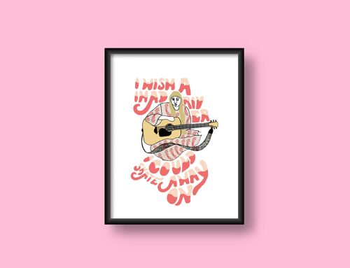 Joni Mitchell Print (A3)