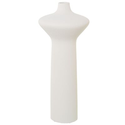 MATTE ROHE ABSTRAKTE KERAMIKVASE _°20X50CM BASIS:11CM ST61028