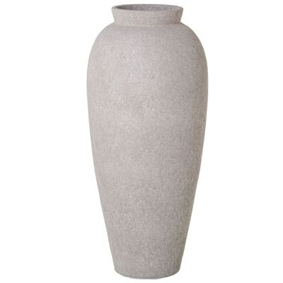 KERAMIKVASE 60CM SANDWEISS _°27X60CM ST60858