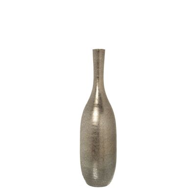 KERAMIKVASE 60CM SILBER °18X60CM ST59879