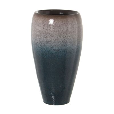 KERAMIKVASE 60CM BLAUTÖNE °34X60CM ST60250