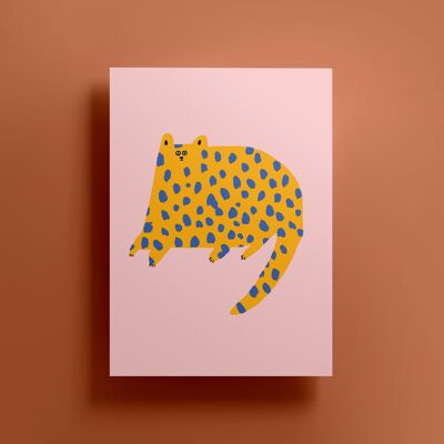 Dotty Cat Print (A4)