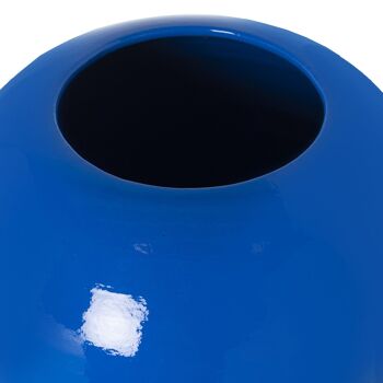 VASE CÉRAMIQUE 80CM BLEU BRILLANT _°21X80CM, BOUCHE:°9CM ST60891 2