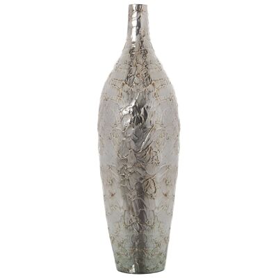 CERAMIC VASE 80CM SILVER °24X80CM ST60306