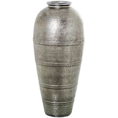 CERAMIC VASE 80CM SILVER _°34X80CM ST61197