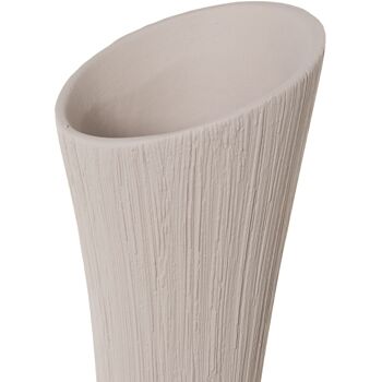 VASE CÉRAMIQUE 80CM BRUT RAYÉ _°22X80CM ST60994 2