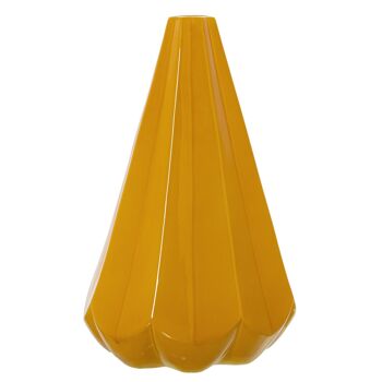 VASE CERAMIQUE 40CM MOUTARDE °25X40CM ST60265 1