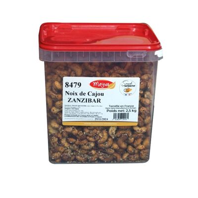 APERITIVO SNACK - Anacardos de Zanzíbar - Cubo de 2,5 kg