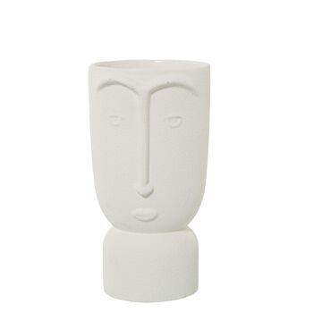 VASE CÉRAMIQUE 25CM MAT FACE BRUTE _°13X25CM BASE:°10.5CM ST61059 1