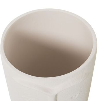 VASE CÉRAMIQUE 25CM MAT FACE BRUTE _°13X25CM BASE:°10.5CM ST61059 4