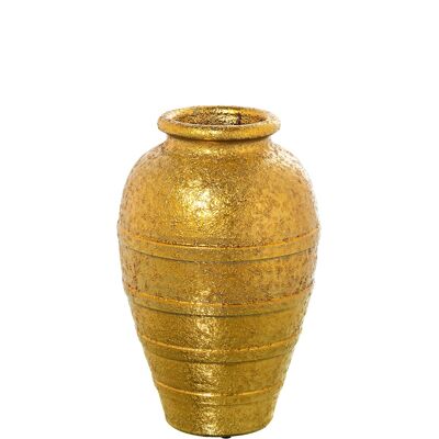 KERAMIKVASE 30CM GOLD _°20X30CM ST61204