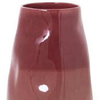 VASE CÉRAMIQUE 30CM ROSE TRICOLORE _°16X30CM ST62236 3