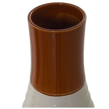 VASE CERAMIQUE 32CM TERRE CUITE/ CRÈME °19X32CM ST60810 2