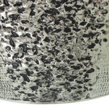 VASE ALUMINIUM ARGENT ANTIQUE _27X13X26CM ST74227 3