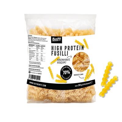 High Protein Low Carb Nudeln Fusilli