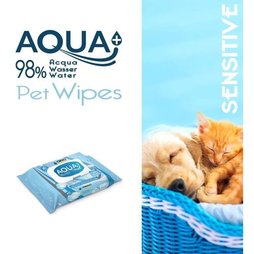 Aqua+ Salviette Umidificate per Animali