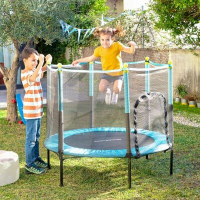 Trampoline Multifonction Enfant avec Filet de Sécurité - KIDINE