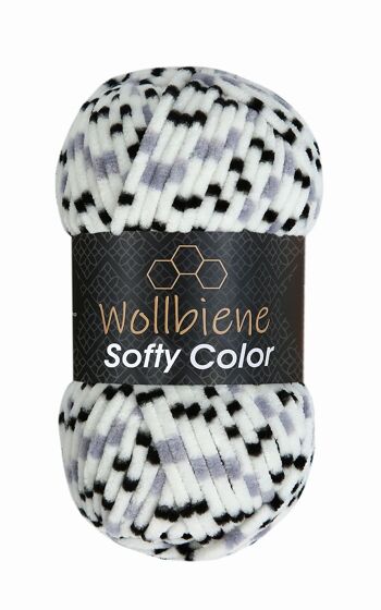 Softy Color Chenille Laine 100gr coloré Tricot Hobby DIY 8