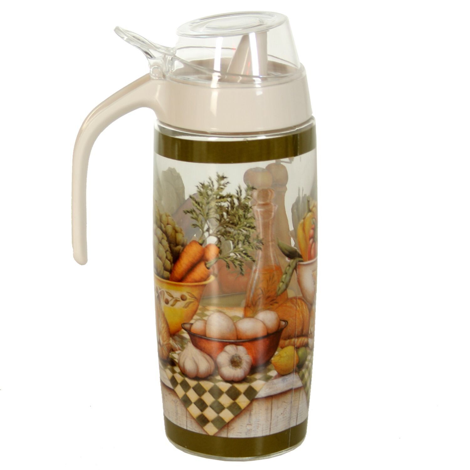 Brocca per olio in vetro da 500 ml.8x20cm st82542