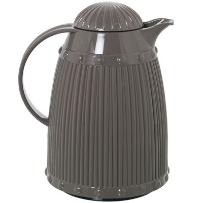 PICHET THERMO EN VERRE POLYPROPYLÈNE GRIS 1L, SANS BPA _19X16X24CM ST572