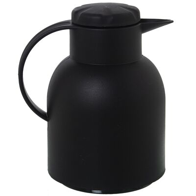 BLACK POLYPROPYLENE GLASS THERMO JUG 1L, BPA FREE _20X15X23CM ST570