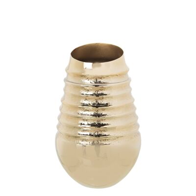 GOLDENE ALUMINIUMVASE _°21X34CM ST74203