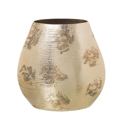 ANTIQUE GOLD ALUMINUM VASE _22X10X22CM ST74222