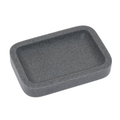 PORTASAPONE DA BAGNO IN ACRILICO GRIGIO _13X9X2CM ST87208