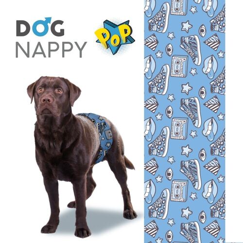 Dog Nappy Pop Fascia per cani maschi