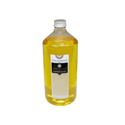 PRECIOUS STONES ORGANIC massage oil 1L YELLOW SAPPHIRE