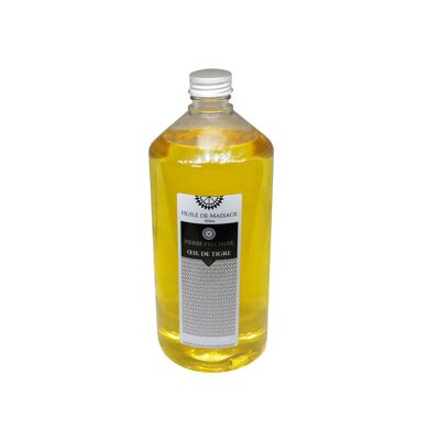 PRECIOUS STONES ORGANIC massage oil 1L TIGER EYE