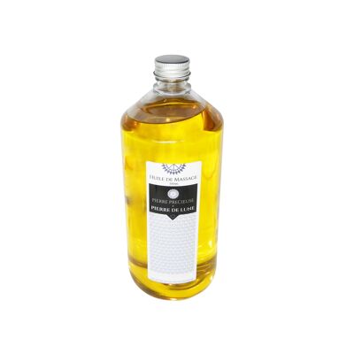 PRECIOUS STONES ORGANIC massage oil 1L MOONSTONE