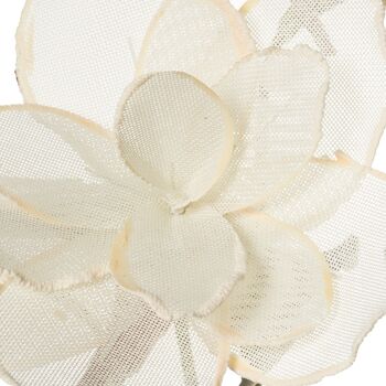 FLEUR ARTIFICIELLE 117 CM BLANCHE, POLYESTER+EVA+PAPIER _°20X117CM ST27930 3