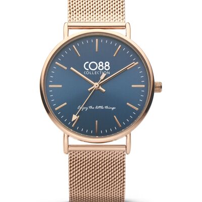 CO88 Uhr IPR 36mm blau mit Netzarmband IPR