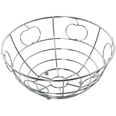 CHROME METAL FRUIT BOWL °24X12CM ST80076