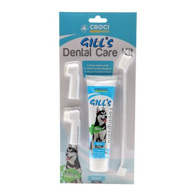 Dentifricio e spazzolino per cani - Gill's Kit Dental Care