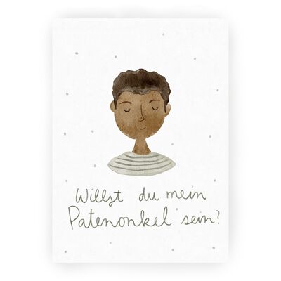 Postkarte Patenonkel