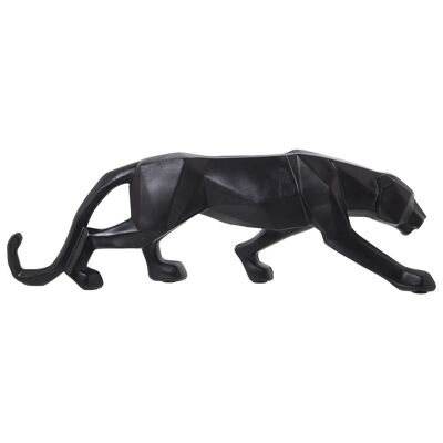 FIGURA RESINA PANTERA NEGRA ORIGAMI 44X7X14CM ST50347