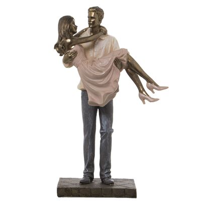 FIGURINE RÉSINE COUPLE 16X9X26CM ST50395