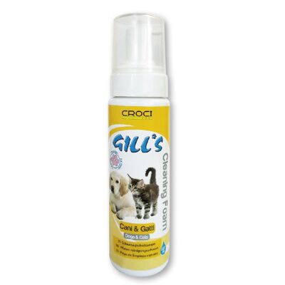 Gill's Schiuma Pulisci Zampe per Animali