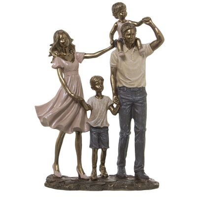 FIGURINE RÉSINE FAMILLE 20X9X29CM ST50399