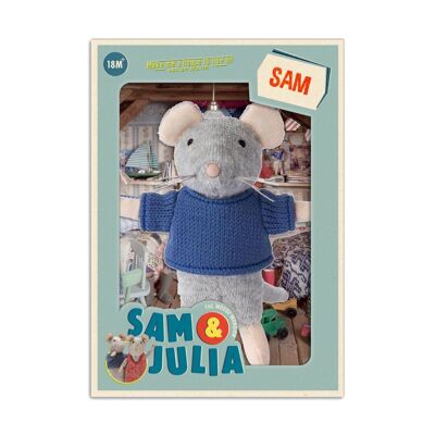 Peluche per bambini - Mouse Sam (12 cm) - The Mouse Mansion