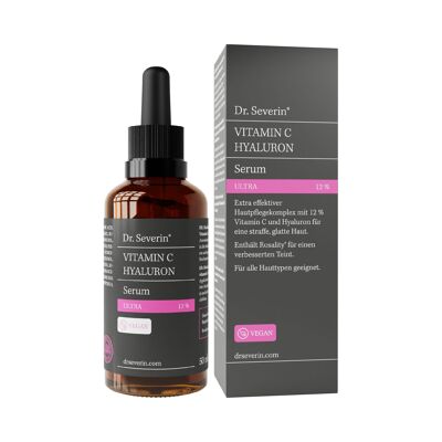 Sérum hyaluronique Ultra à la vitamine C 12 % | 50 ml