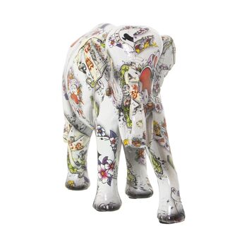 FIGURINE ÉLÉPHANT DÉCORÉE CASINO EN RÉSINE 23X9X17CM ST50299 2